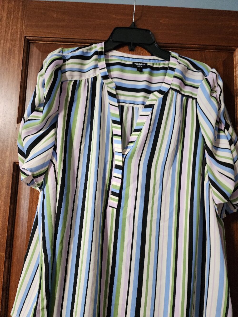 Torrid Harper Georgette Puff Sleeve Blouse